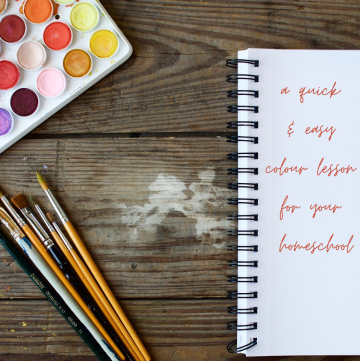 Image of paint brushes and paint pallet
