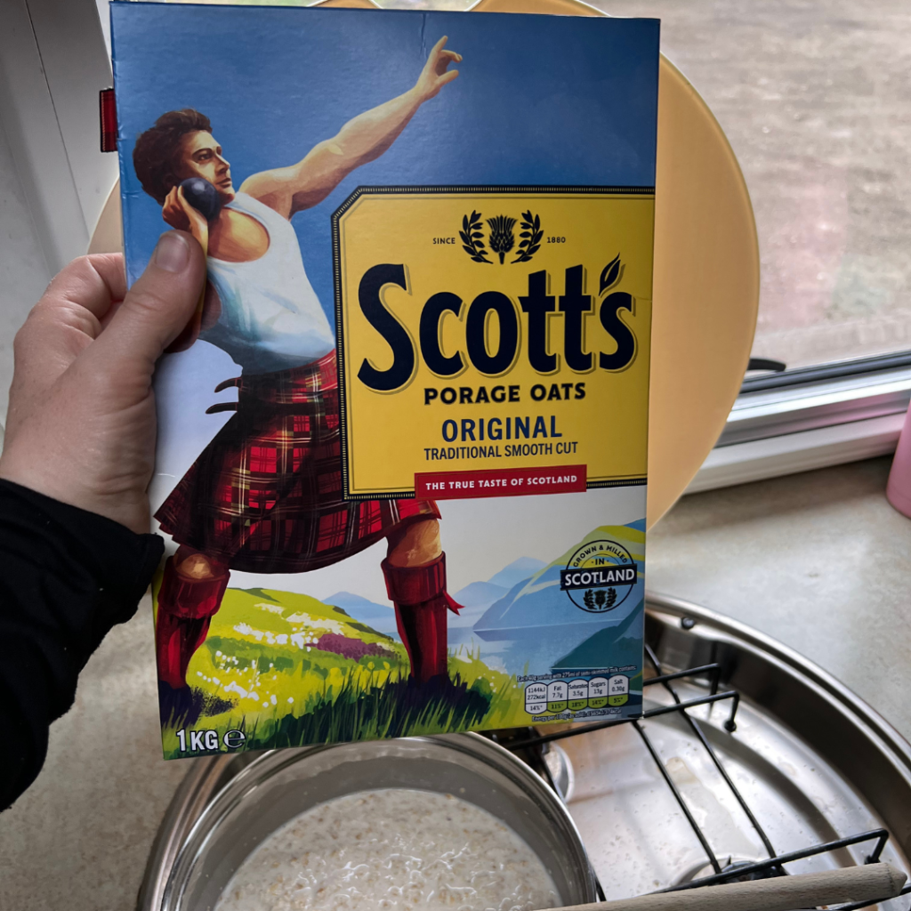 Picture of a box of Scottish Oats